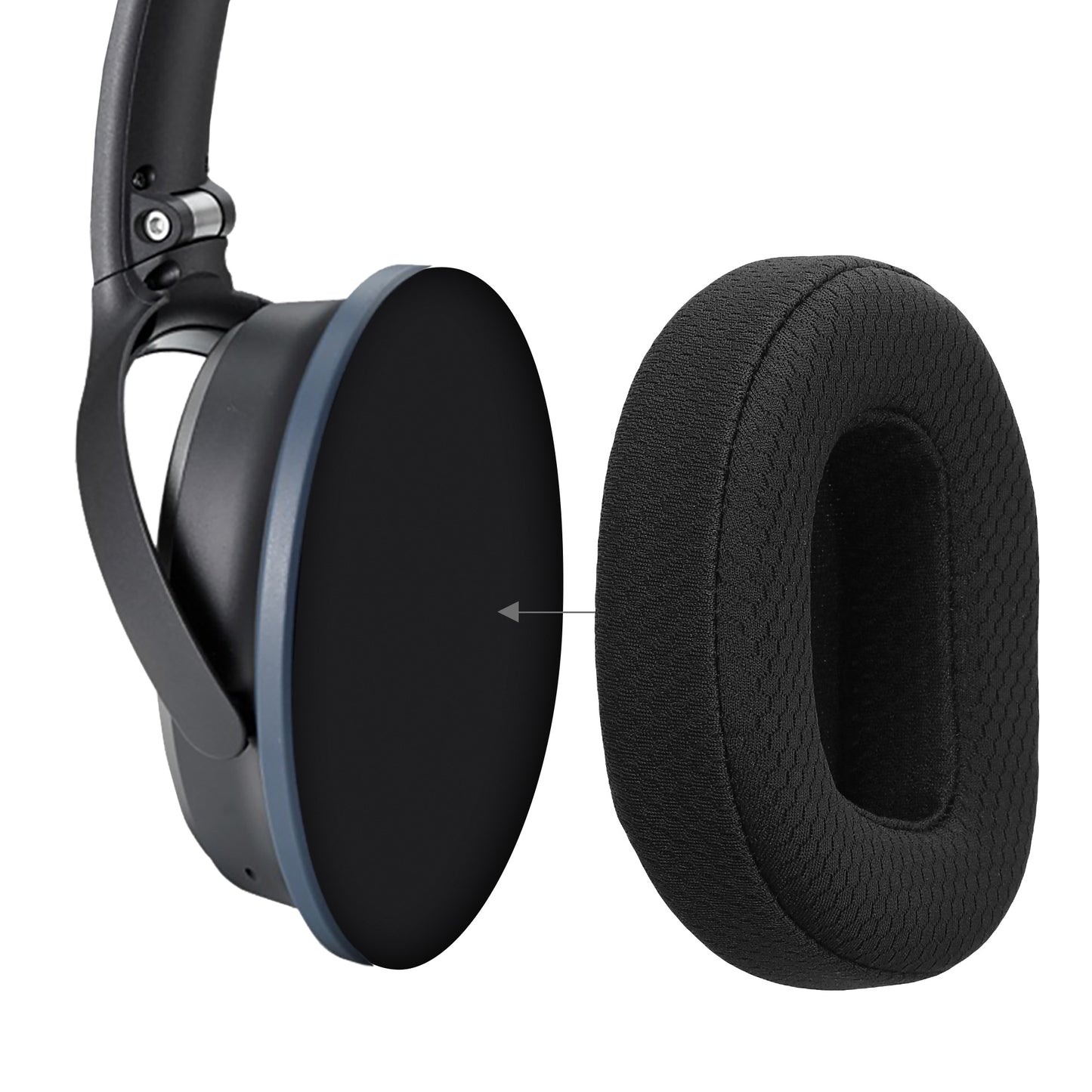 kwmobile Ear Pads for TurtleBeach Stealth 600 Gen 2 / Gen 3 Ear Cushions Replacement Ear Pads Headphone Replacement Parts Headphone Replacement Cushions for Over Ear Headphones