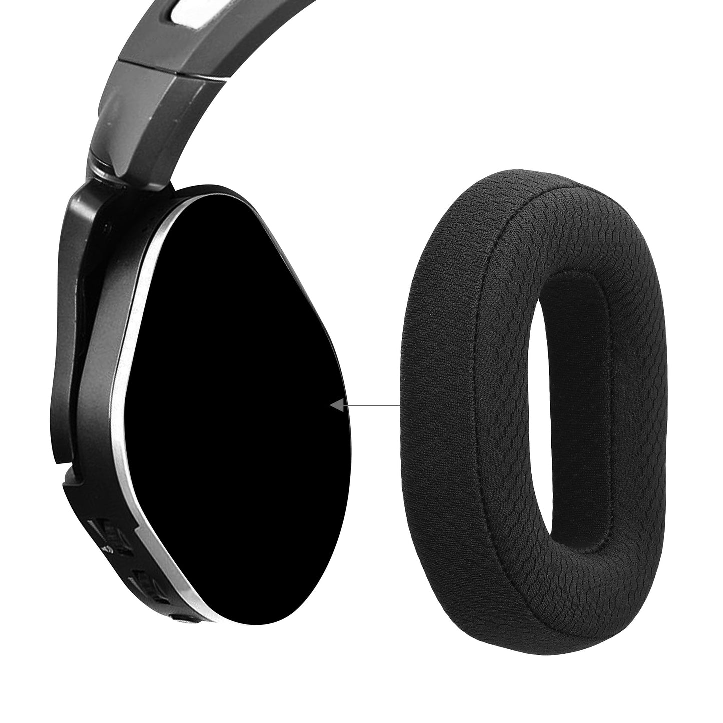 kwmobile Ear Pads for TurtleBeach Stealth 700 Gen 3 Ear Cushions Replacement Ear Pads Headphone Spare Parts Headphone Replacement Pads for Over-Ear Headphones