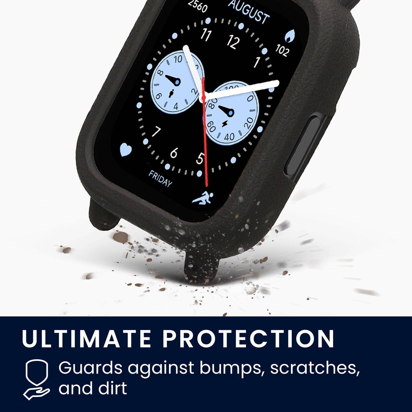 kwmobile Protective Case Compatible with Xiaomi Redmi Watch 5 Lite Cover Fitness Tracker Case Soft Smartwatch Case