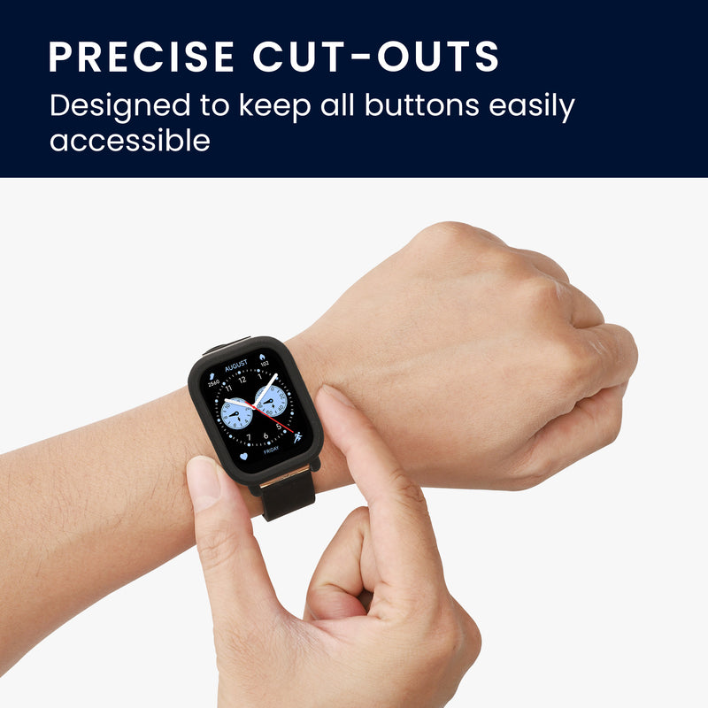 kwmobile Protective Case Compatible with Xiaomi Redmi Watch 5 Lite Cover Fitness Tracker Case Soft Smartwatch Case