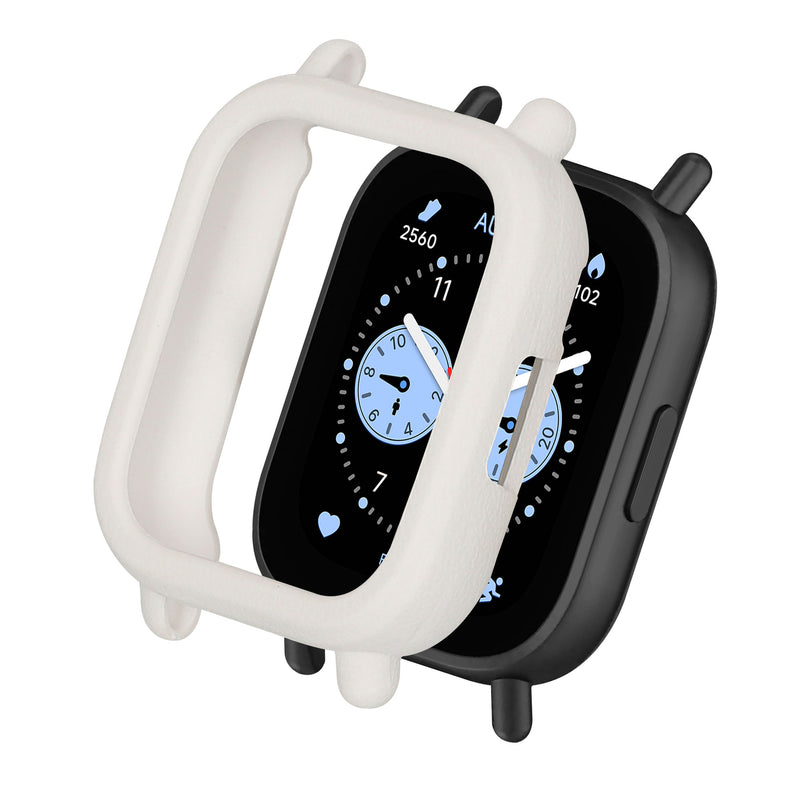 kwmobile Schutzhülle kompatibel mit Xiaomi Redmi Watch 5 Lite Hülle - Fitness Tracker Case aus TPU - Soft Smartwatch Case Weiß Weiß  
