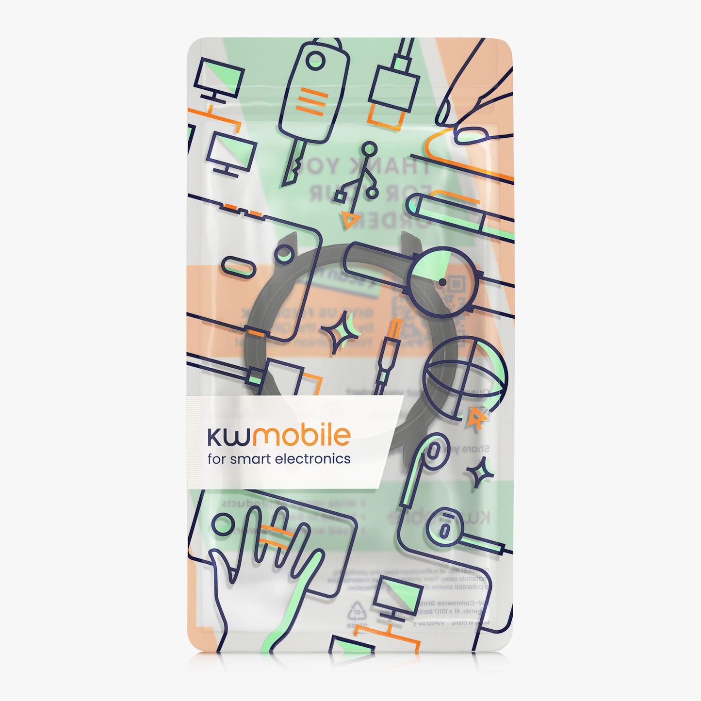 kwmobile Protective Case Compatible with COROS PACE 3 Case - Fitness Tracker Case - Soft Smartwatch Case