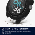 kwmobile Protective Case Compatible with COROS PACE 3 Case - Fitness Tracker Case - Soft Smartwatch Case