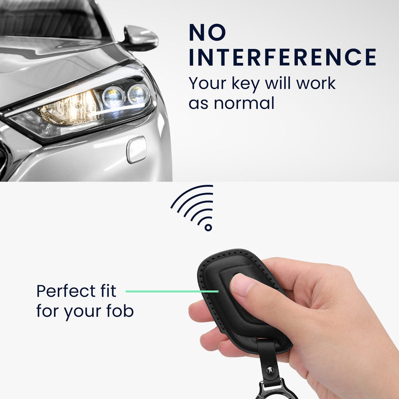 kwmobile Premium Car Key Protective Cover compatible with MG 3-Button ZS MG4 MG5 MG6 Case - Key Fob Shell