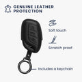 kwmobile Premium Car Key Protective Cover compatible with MG 3-Button ZS MG4 MG5 MG6 Case - Key Fob Shell