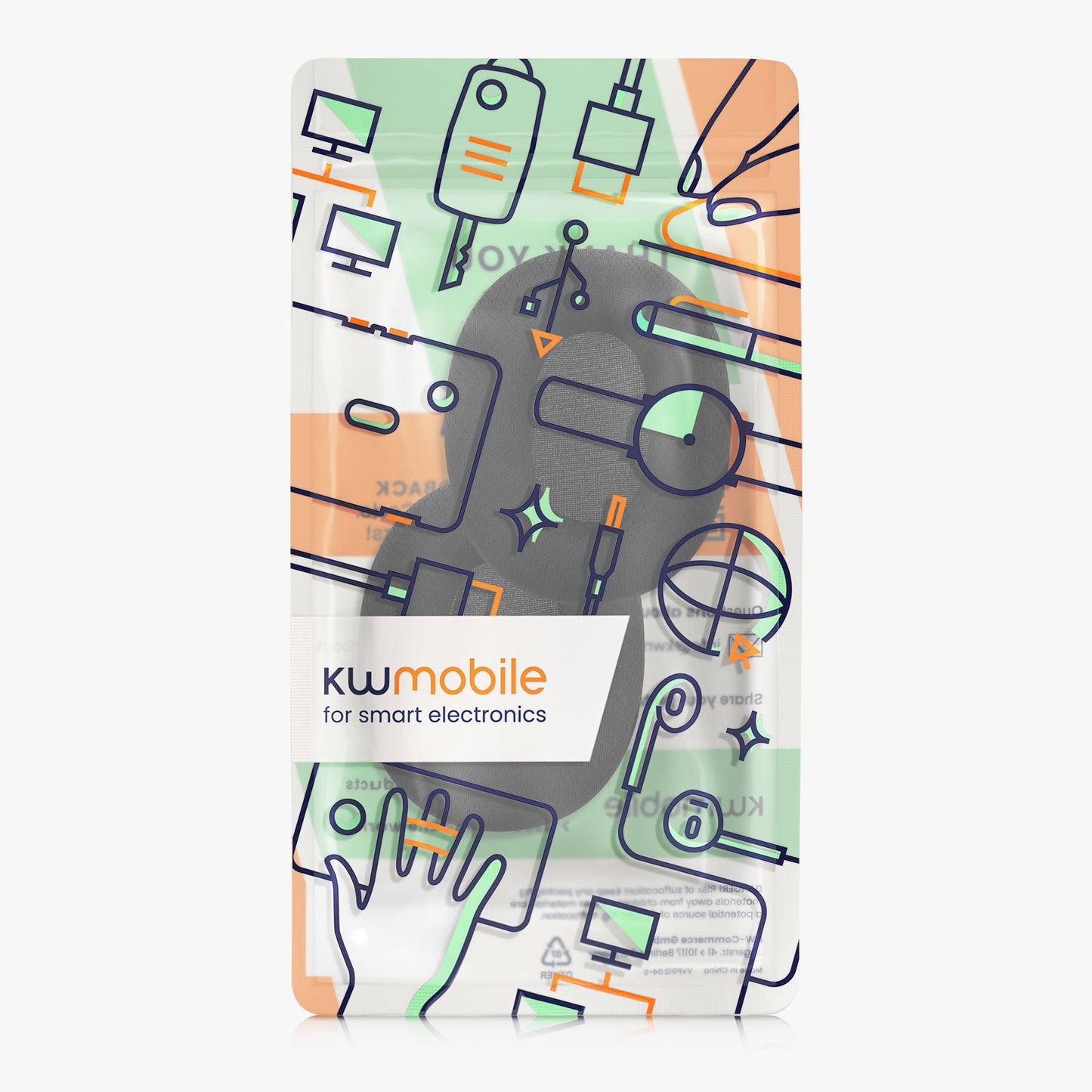 kwmobile Ear Pads for Skullcandy Crusher ANC 2 Ear Cushions Replacement Ear Pads Headphone Spare Parts Headphone Replacement Pads Over Ear Headphones
