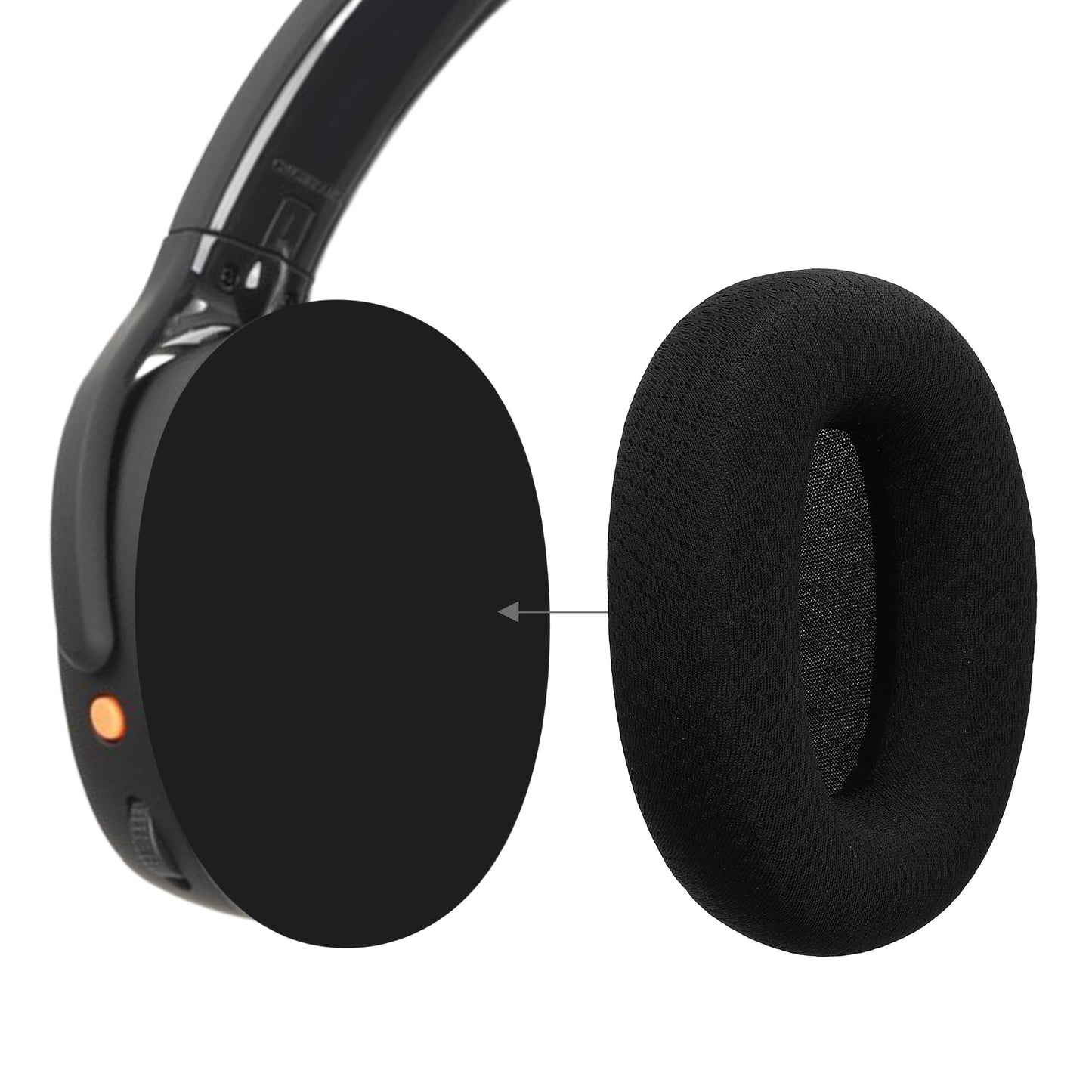 kwmobile Ear Pads for Skullcandy Crusher ANC 2 Ear Cushions Replacement Ear Pads Headphone Spare Parts Headphone Replacement Pads Over Ear Headphones