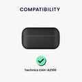 kwmobile Case Compatible with Technics EAH-AZ100 Headphones