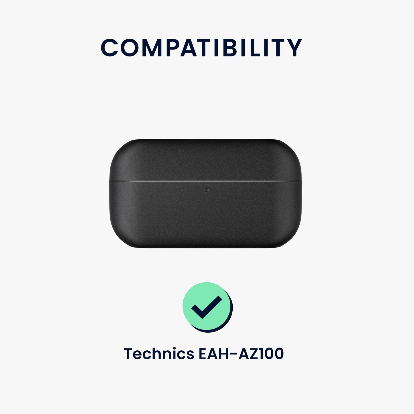 kwmobile Case Compatible with Technics EAH-AZ100 Headphones