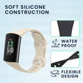 kwmobile Watch Strap for Fitbit Charge 6 / Charge 5 Bracelet Fitness Tracker Band Set Replacement Strap Smartwatch