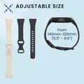 kwmobile Watch Strap for Fitbit Charge 6 / Charge 5 Bracelet Fitness Tracker Band Set Replacement Strap Smartwatch