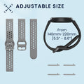 kwmobile Watch Strap for 20mm Amazfit Active 2 / 2 Square / Active Edge / Bip 3 / GTS 3 Fitness Tracker Band Set Replacement Strap Smartwatch