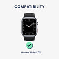 kwmobile Silicone Watch Strap for Huawei Watch D2 Strap Replacement Strap for Fitness Tracker Replacement Band Smartwatch
