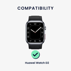 kwmobile Silikon Uhrenarmband für Huawei Watch D2 Armband Ersatzarmband für Fitnesstracker Wechselarmband Smartwatch