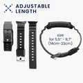 kwmobile Sports Bracelet compatible with Fitbit Charge 6 / Charge 5 - Wristband for Fitness Tracker - with Protective Bumper