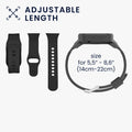 kwmobile Sports Armband compatible with Xiaomi Redmi Watch 3 Active / Redmi Watch 3 Lite - Fitness Tracker Strap - with Protective Bumper