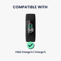 Leather Wristband for Fitbit Charge 6 / Charge 5