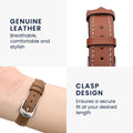 Leather Wristband for Fitbit Charge 6 / Charge 5