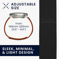 kwmobile Replacement Strap Compatible with 20mm Amazfit Active 2 / 2 Square / Active Edge / Bip 3 / GTS 3 4 Band - Fitness Tracker Strap with Magnetic Closure