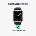 kwmobile Adapter with 22mm Band Width Compatible with Huawei Watch D2 Watch Strap Smartwatch Band Connection Adapter Set