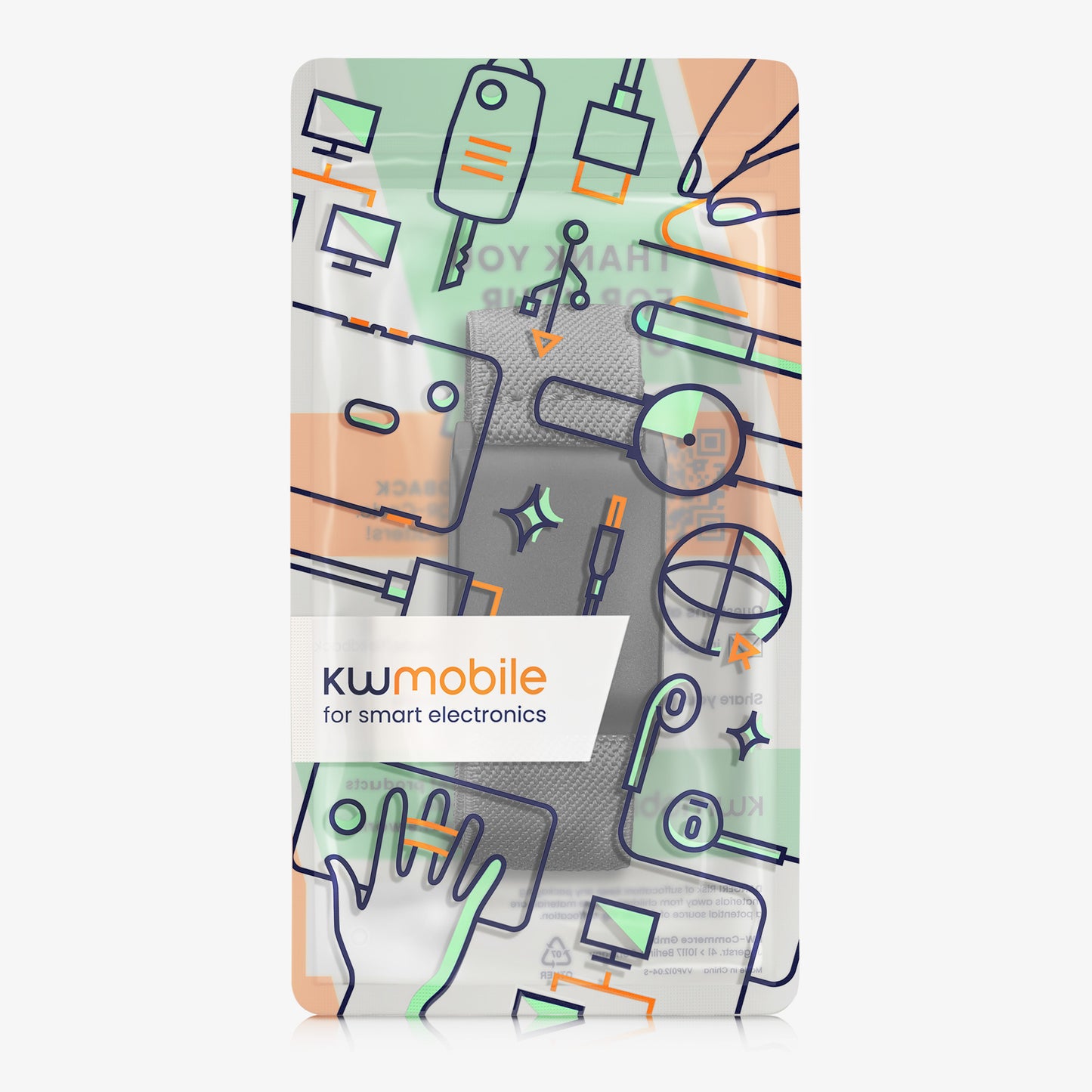 kwmobile Strap compatible with Whoop 5.0 / Whoop 4.0 / 3.0