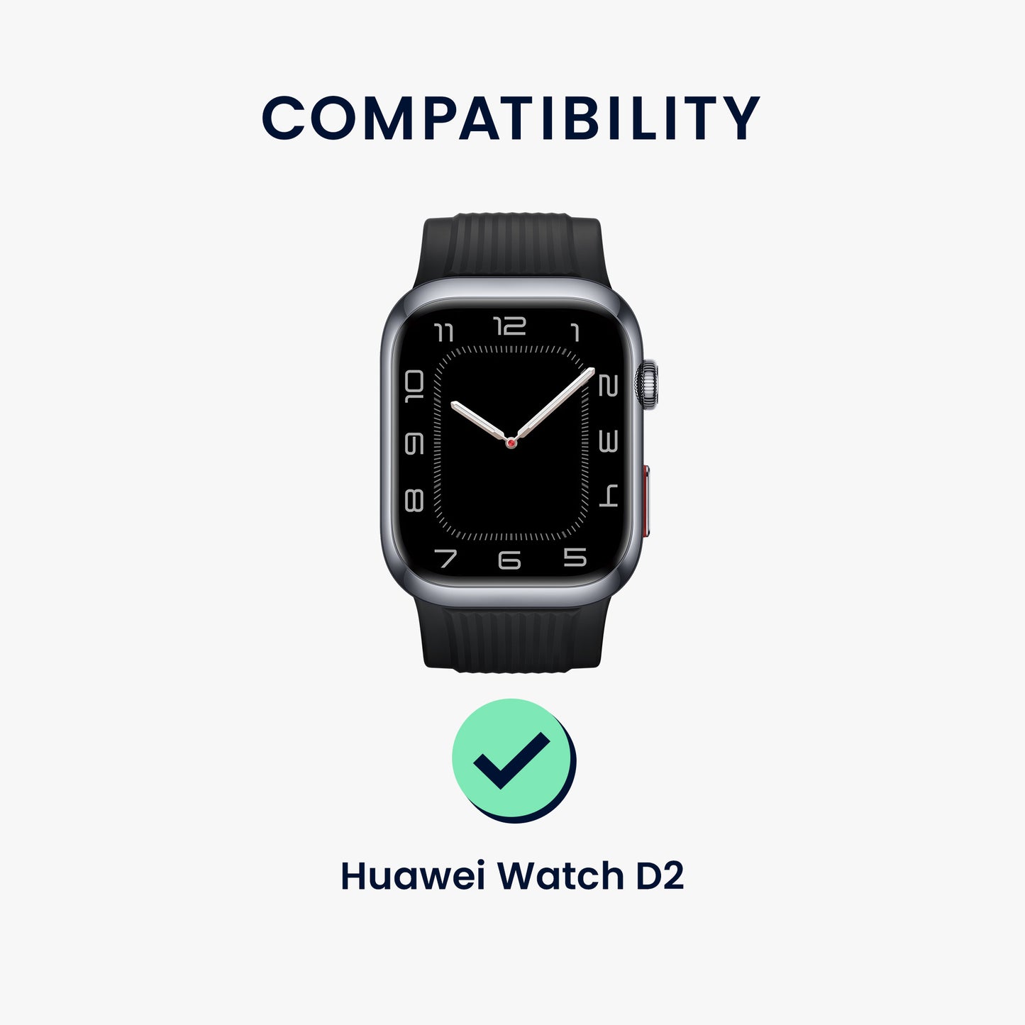 kwmobile Screen Protector compatible with Huawei Watch D2 Film - Protective Film for Fitness Tracker - Robust Screen Protection