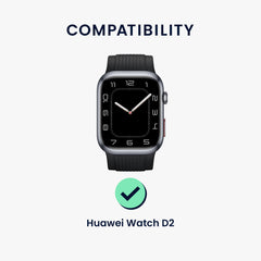 kwmobile Displayschutzfolie kompatibel mit Huawei Watch D2 Folie - Schutzfolie für Fitness Tracker - robuster