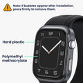 kwmobile Screen Protector compatible with Huawei Watch D2 Film - Protective Film for Fitness Tracker - Robust Screen Protection