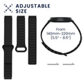 kwmobile Replacement Wristband compatible with Garmin Venu 3S / Venu 2S / vivoactive 4S / Forerunner 265S 255S Wristband - Fitness Tracker Band with Magnetic Closure