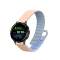 kwmobile Ersatzarmband kompatibel mit Garmin Venu 3S / Venu 2S / vivoactive 4S / Forerunner 265S 255S Armband - Fitnesstracker Silikon Band mit Magnetverschluss Altrosa  [dsg02]