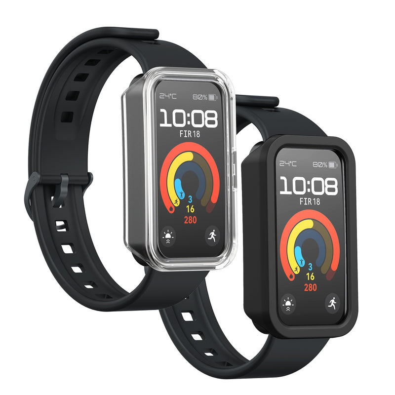 kwmobile Case Compatible with Huawei Band 10 / 9 / 8 Fitness Tracker Case Set without Tracker