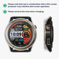 kwmobile Glass Case for Amazfit Cheetah / Amazfit Cheetah Pro Protective Cover Full Body Fitness Tracker Case Set