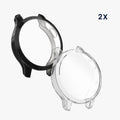 kwmobile Full-Body Display Cover Set for Garmin Venu 2S / vivoactive 4S Protective Case