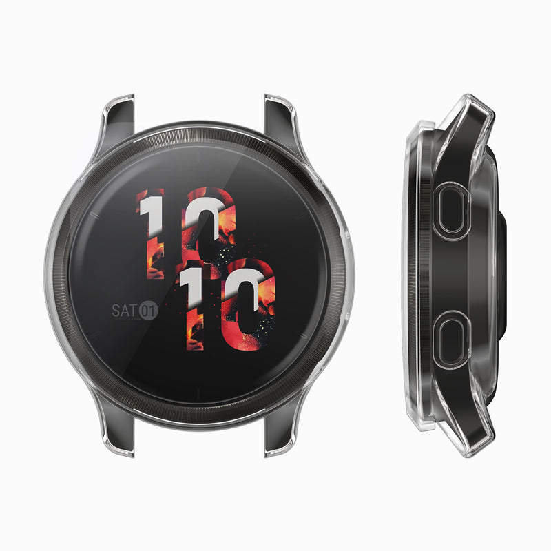 kwmobile Full-Body Display Cover Set for Garmin Venu 2S / vivoactive 4S Protective Case