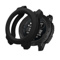 kwmobile Schutzhülle kompatibel mit Garmin Instinct 3 50mm Hülle - Fitness Tracker Case aus TPU - Soft Smartwatch Case Schwarz Schwarz  