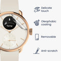 kwmobile Screen Protector compatible with Withings Scanwatch 2 38mm Protective Film for Fitness Tracker Screen Protection