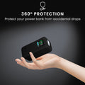 kwmobile Case for Anker Prime Power Bank 20000mAh - Power Bank Travel Case - Power Bank Bag