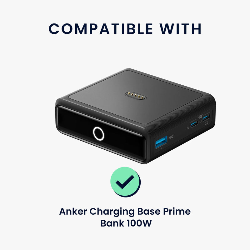 kwmobile Case for Anker Charging Base Prime Bank 100W - Power Bank Cover for On The Go - Bag for Power Bank