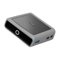kwmobile Silikon Hülle für Anker Charging Base Prime Bank 100W Case - Powerbank Hülle für unterwegs - Tasche für Power Bank - Grau Grau  