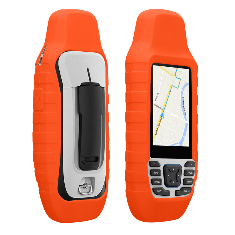 kwmobile Hülle kompatibel mit Garmin GPSMAP 79S / GPSMAP 79SC - Schutzhülle für GPS Handgerät in Orange Orange  