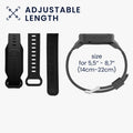 kwmobile Sport Armband compatible with Xiaomi Smart Band 10 / Smart Band 9 / 8 7 6 5 4 3 - Strap for Fitness Tracker - with Protective Bumper