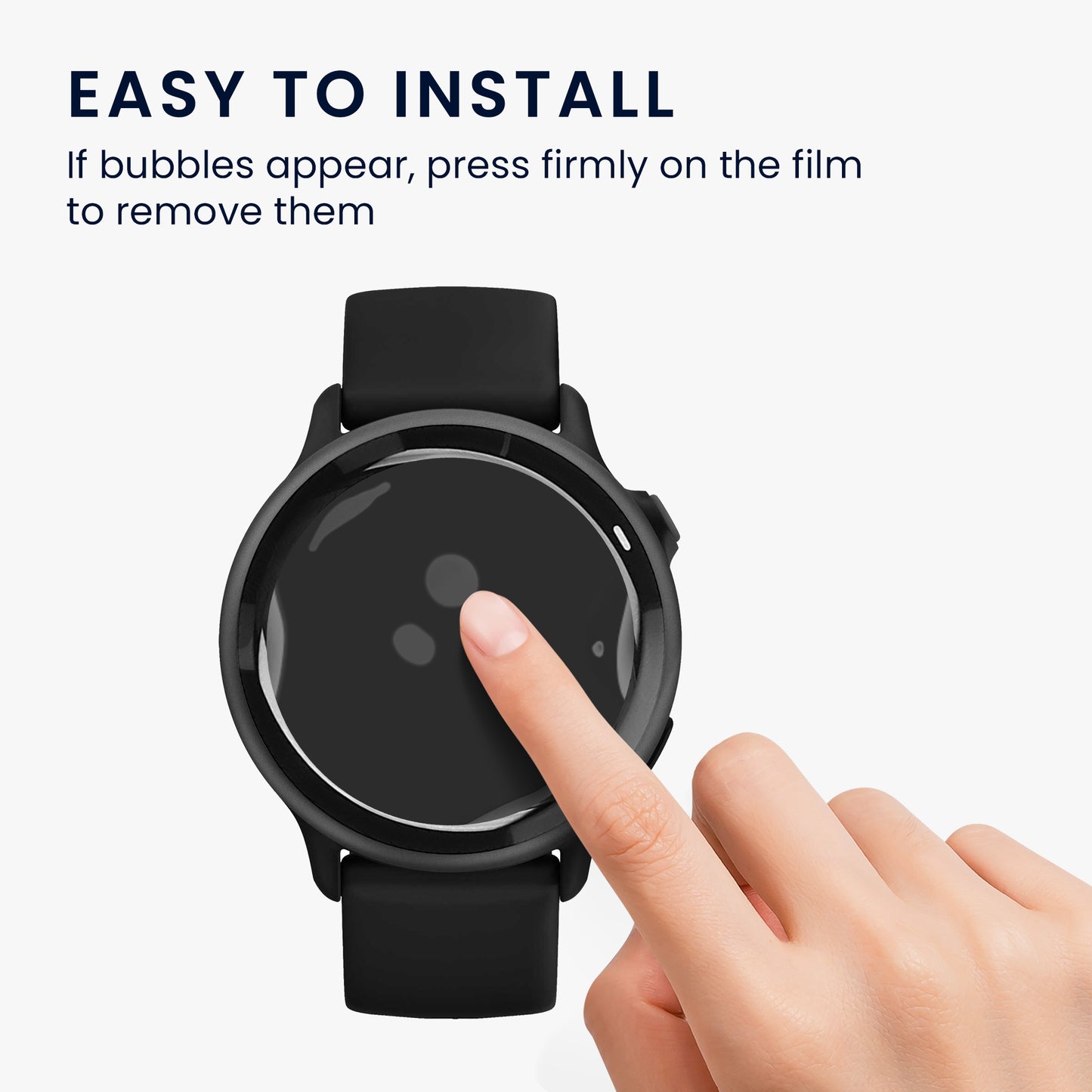 kwmobile Screen Protector compatible with Garmin vivoactive 6 Film Protective Film for Fitness Tracker Robust Screen Protection