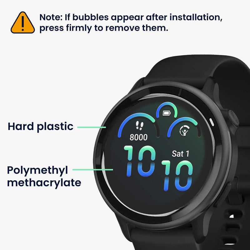 kwmobile Screen Protector compatible with Garmin vivoactive 6 Film Protective Film for Fitness Tracker Robust Screen Protection