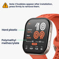 kwmobile Screen Protector compatible with Amazfit Bip - 6x Film Protective Film for Fitness Tracker Robust Screen Protection