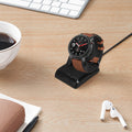 kwmobile USB Charger compatible with Amazfit GTR 42mm / GTR 47mm / GTS / T-Rex USB Cable Charger Stand Smart Watch Charging Station Docking Station Charging Cable with Stand Function
