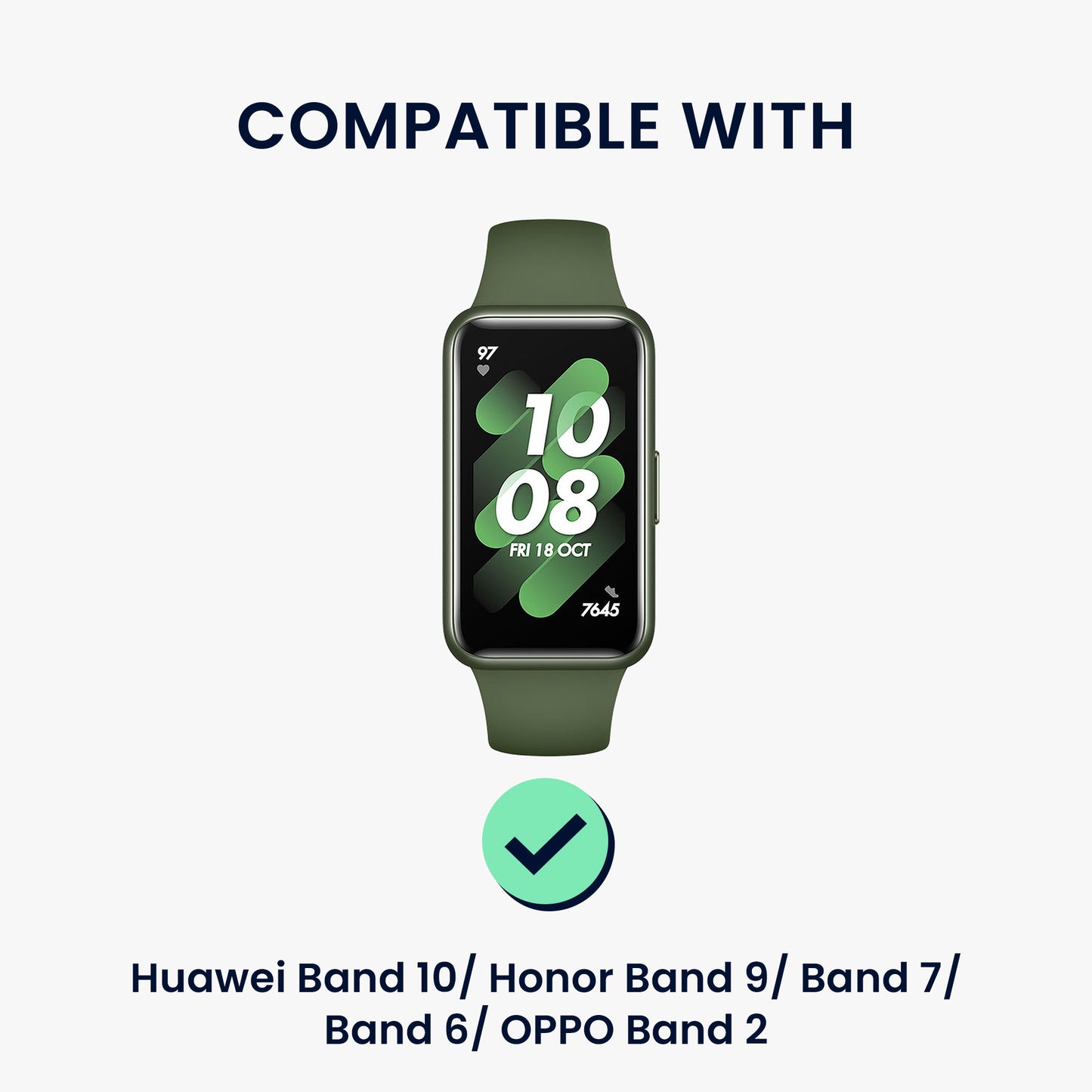 kwmobile USB Charger compatible with Huawei Band 10 / Honor Band 9 / Band 7 / Band 6 / OPPO Band 2 - USB Cable Charger Stand - Smartwatch Charging Station - Charging Cable with Stand Function