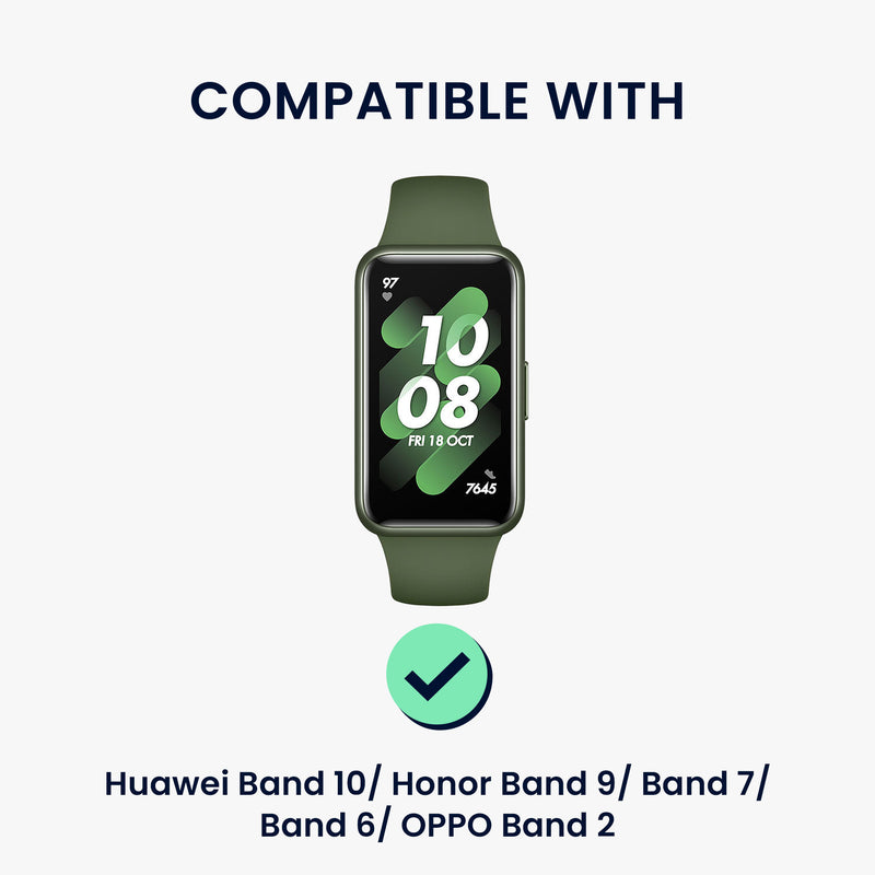 kwmobile USB Charger compatible with Huawei Band 10 / Honor Band 9 / Band 7 / Band 6 / OPPO Band 2 - USB Cable Charger Stand - Smartwatch Charging Station - Charging Cable with Stand Function