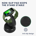 kwmobile USB Charger compatible with Huawei Band 10 / Honor Band 9 / Band 7 / Band 6 / OPPO Band 2 - USB Cable Charger Stand - Smartwatch Charging Station - Charging Cable with Stand Function