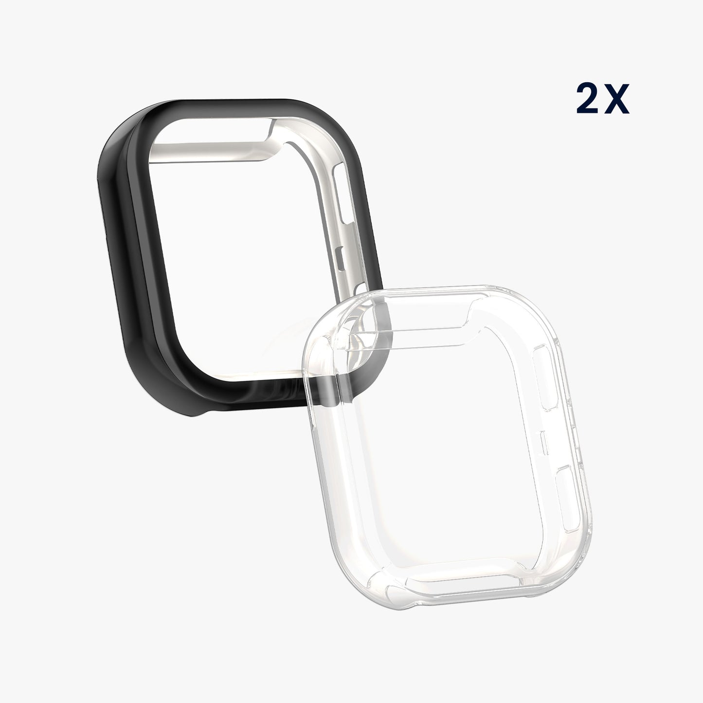 kwmobile Protective Case for Amazfit Bip 6 Full Body Display Cover Set