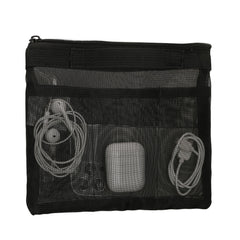 kwmobile Reise Organizer aus Mesh - Zubehör Organizer - Meshtasche für Handy Kabel Power Bank Festplatten Ladegerät